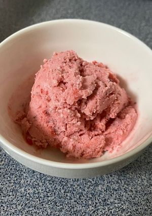 冷凍いちごでアイス-レシピのメイン写真