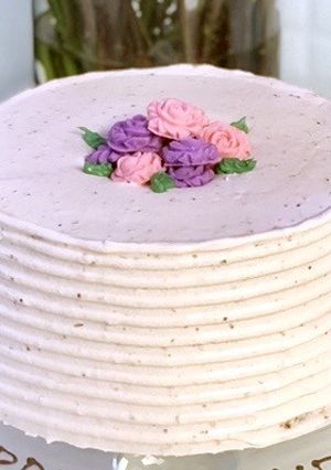 ピンク色で可愛い♪苺のシフォンケーキ-レシピのメイン写真