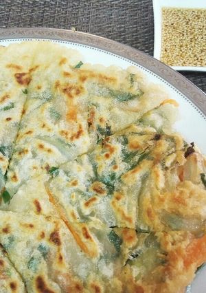 簡単‼カリカリモチモチ♪私の基本のチヂミ-レシピのメイン写真