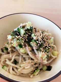 簡単すぐできて子供喜ぶ!まぜまぜそうめん-レシピのメイン写真