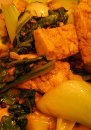 豆腐と青梗菜の甜面醤炒め-レシピのメイン写真