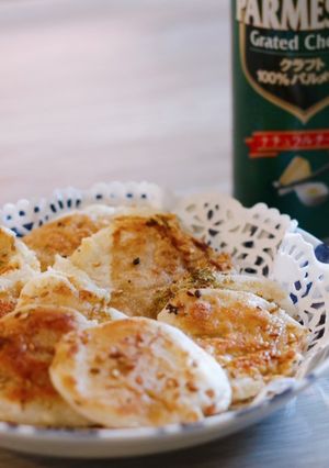 夜中にぱぱっとチーズおせんべい-レシピのメイン写真