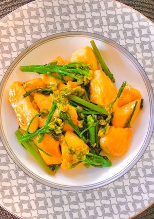 やわらか鶏胸肉のてりマヨ炒め-レシピのメイン写真