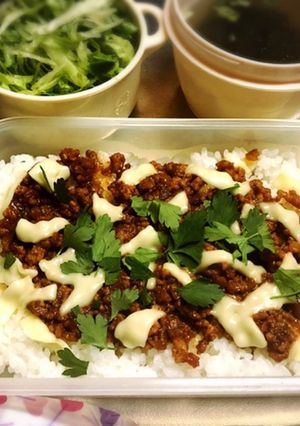 お弁当★タコライス+若芽スープ/記録用★-レシピのメイン写真