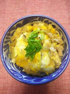 出汁つゆ使用親子丼-レシピのメイン写真