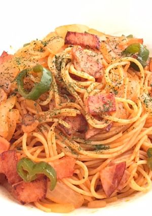 スパゲッティトマトケチャップ炒め-レシピのメイン写真