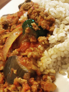 夏野菜のキーマカレー-レシピのメイン写真