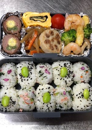 長男お弁当@小2秋の遠足-レシピのメイン写真