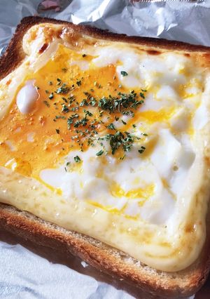 温玉マヨトースト-レシピのメイン写真