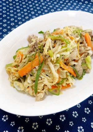切干大根と豚肉のマヨポン炒め✿-レシピのメイン写真