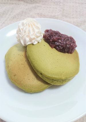 青汁de抹茶風パンケーキ-レシピのメイン写真