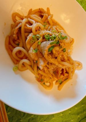 ゆるっと糖質制限こんにゃく焼うどん！-レシピのメイン写真
