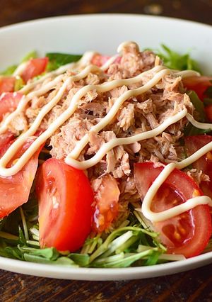 ランチに簡単！ツナサラダそうめん-レシピのメイン写真