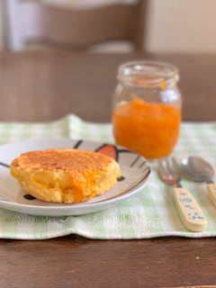 ふわふわデコポンヨーグルトパンケーキ-レシピのメイン写真