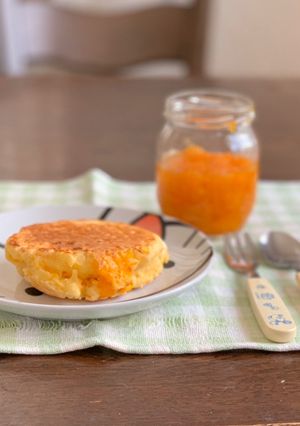 ふわふわデコポンヨーグルトパンケーキ-レシピのメイン写真