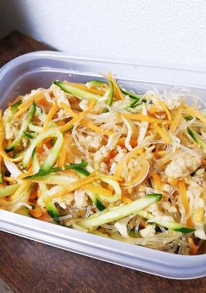 食感が楽しい⋈ デリ風和風サラダ-レシピのメイン写真