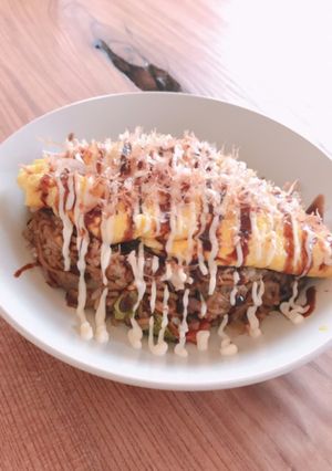 焼きそばの２日目は？オムソバー！-レシピのメイン写真