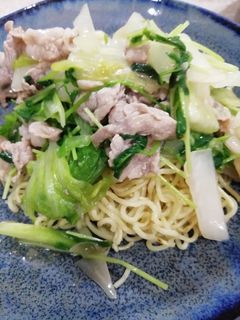 レタスと豆苗たっぷり!あんかけ焼きそば-レシピのメイン写真