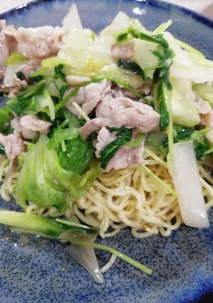 レタスと豆苗たっぷり！あんかけ焼きそば-レシピのメイン写真