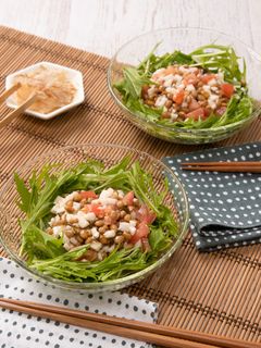 もずくと納豆のネバネバサラダ-レシピのメイン写真