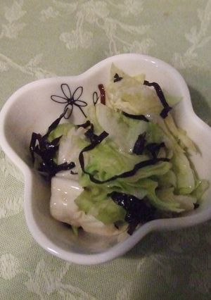 さっぱり！簡単♪キャベツのしそ昆布和え-レシピのメイン写真