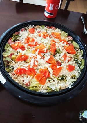 ホットプレートでなんちゃってパエリア♪-レシピのメイン写真