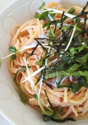 簡単明太子パスタ-レシピのメイン写真