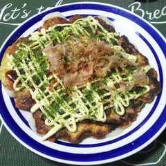 รูปของ 満腹！餅入りお好み焼き（山芋不使用）