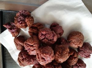 紅芋パウダー入りサーターアンダギー-レシピのメイン写真