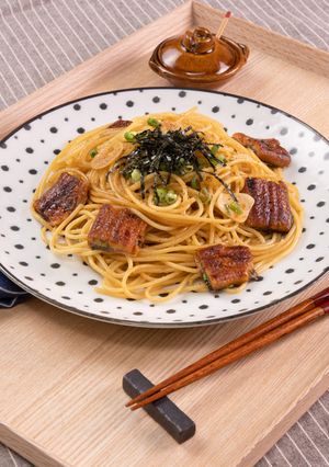 山椒香る♪うなぎの和風パスタ-レシピのメイン写真