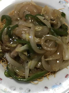とりあえず・ありあわせ簡単で皿うどん-レシピのメイン写真