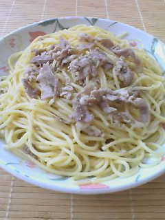 簡単ペペロンチーノ風柚子こしょうパスタ-レシピのメイン写真