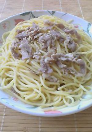 簡単ペペロンチーノ風柚子こしょうパスタ-レシピのメイン写真