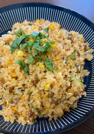 アレンジ色々！納豆チャーハン-レシピのメイン写真