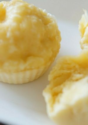 ほんのり甘い。懐かしたまご豆乳蒸しパン-レシピのメイン写真