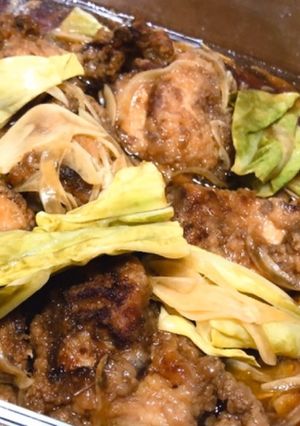 【簡単】鶏肉とキャベツの南蛮漬け♪-レシピのメイン写真