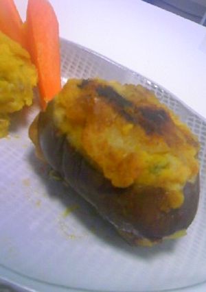 なすとポテト＆かぼちゃサラダ焼き-レシピのメイン写真