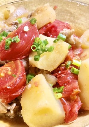 トマト肉じゃが-レシピのメイン写真