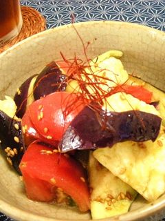 水なすとトマトのナムル-レシピのメイン写真
