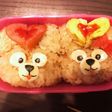 32キャラ弁 ダッフィー?
