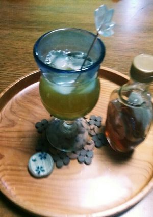 メープルシロップ味のグリーンティー☺⛄☕-レシピのメイン写真