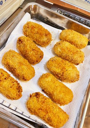 綺麗に揚げるサクサクコロッケ。卵乳不使用-レシピのメイン写真