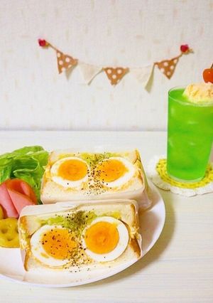 モリモリ食べよΨ* たまごサンドイッチ-レシピのメイン写真