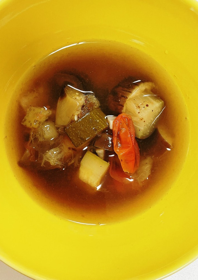 簡単！夏野菜さっぱりスープ（和風）-レシピのメイン写真