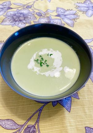 アスパラとベーコンのクリームスープ-レシピのメイン写真