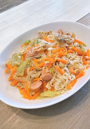 簡単美味しい！そうめんチャンプルー！-レシピのメイン写真