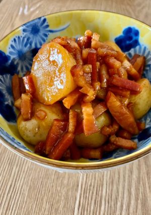 新じゃがとベーコンの煮物-レシピのメイン写真