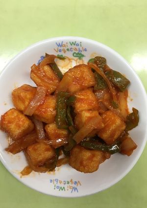 【保育園給食】凍り豆腐のケチャップ煮-レシピのメイン写真