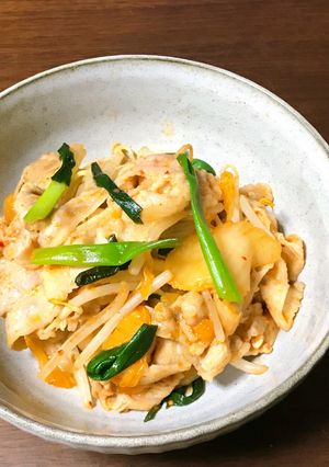 辛くない豚キムチ-レシピのメイン写真