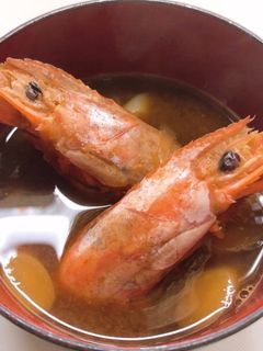 簡単海鮮味噌汁〜海老の味噌汁〜-レシピのメイン写真